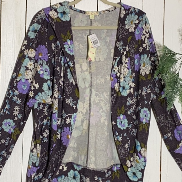 It’s Our Time Cardigan with Hoodie - Picture 2 of 7